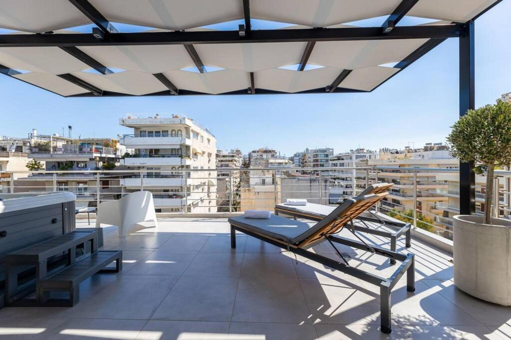 Apartment Jacuzzi Luxpenthouse Pfaliro Athen