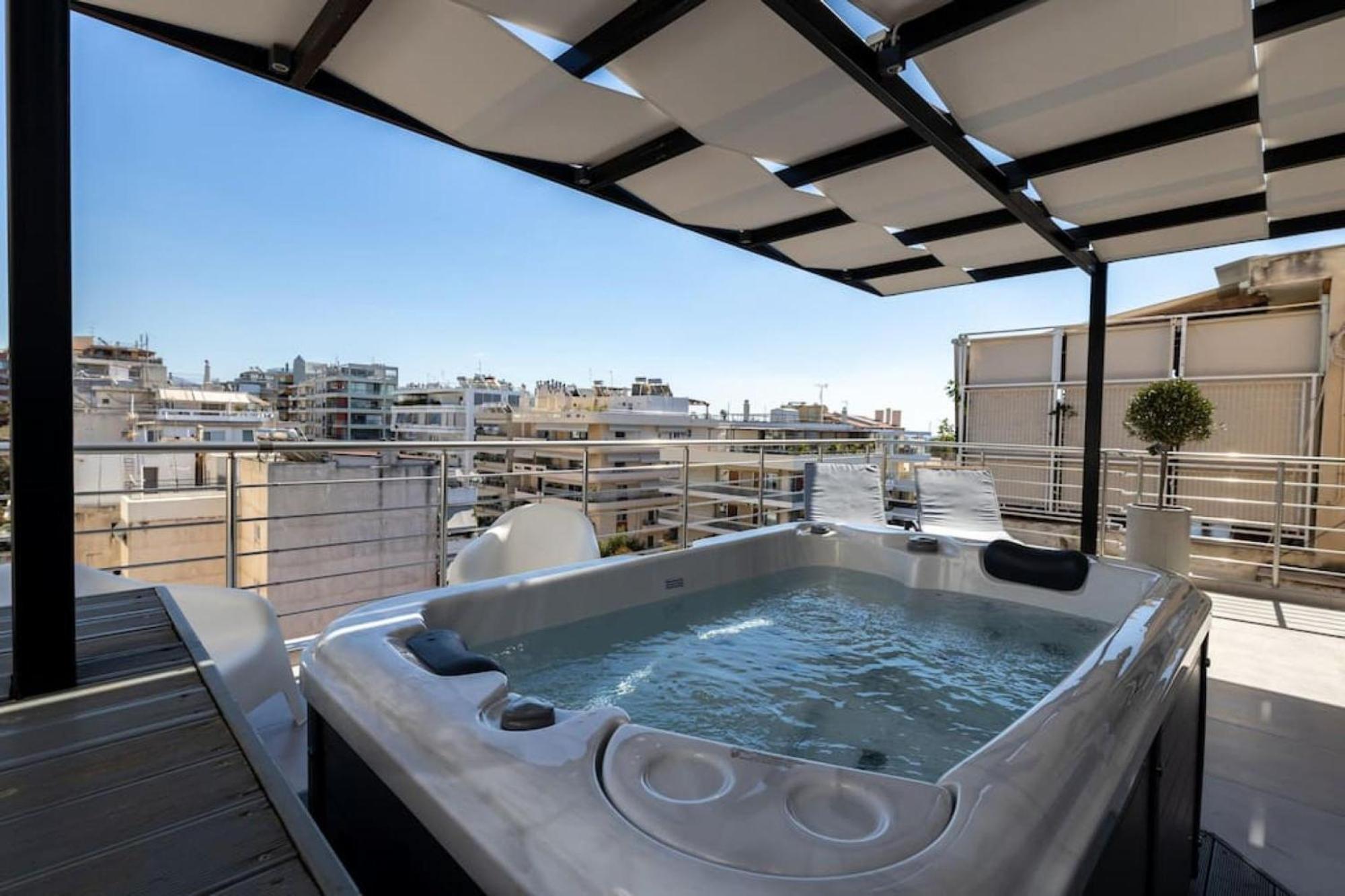 Jacuzzi Luxpenthouse Pfaliro Athen